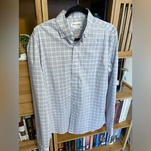 Ministry of Supply Button Down Shirt White Plaid